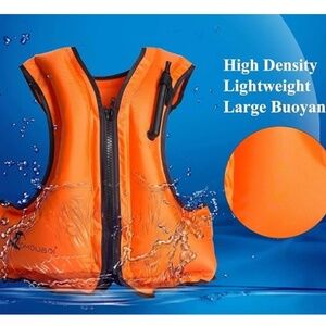 Omoubo Floatage Jacket in Red and Black NWT